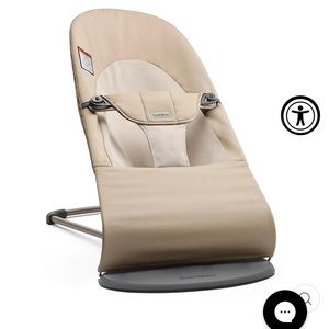 Baby Bjorn Bouncer in Khaki WITH TOY BAR!!! EUC